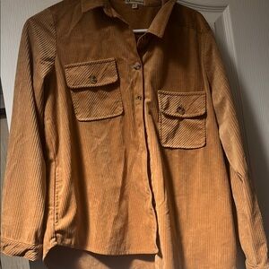 Men's Brown Corduroy Shirt